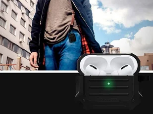 Etui Spigen Tough Armor do Apple AirPods Pro Military Black - Akcesoria do słuchawek - miniaturka - grafika 6