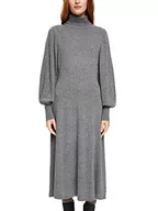Sukienki - ESPRIT Collection Damska sukienka 092EO1E301, 039/MEDIUM Grey 5, XS - miniaturka - grafika 1