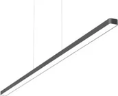 Lampy sufitowe - Flos - Super Line Down Direct Lampa Wisząca Black Flos - miniaturka - grafika 1