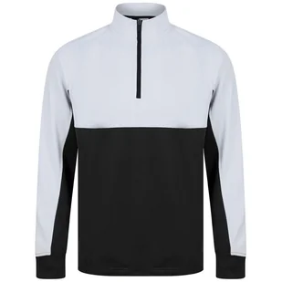 Męska Bluza Dresowa Z Zamkiem Błyskawicznym W Bloku Kolorystycznym - Bluzy sportowe męskie - miniaturka - grafika 1