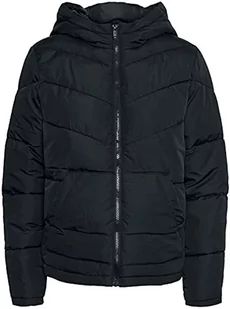 Noisy may Damska kurtka Nmdalcon L/S Bg Noos, czarny, XL - Kurtki damskie - miniaturka - grafika 1
