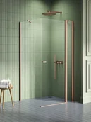 Kabiny prysznicowe - Kabina prysznicowa New Trendy New Soleo 120x90 prostokątna miedź uniwersalna K-2003 - miniaturka - grafika 1