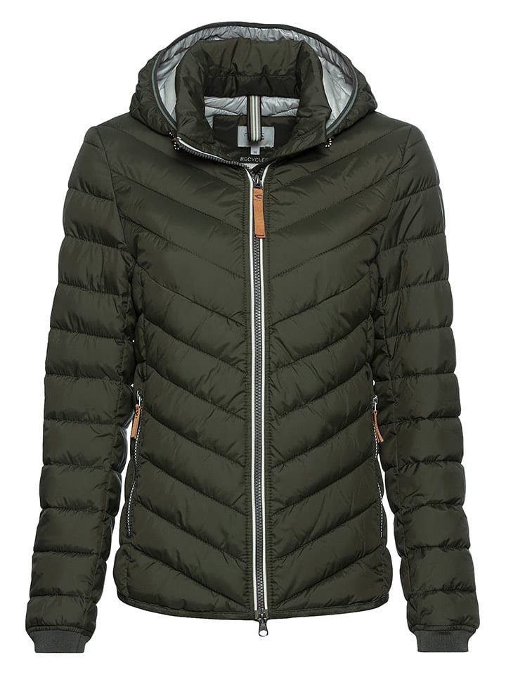 Camel Active Kurtka pikowana w kolorze ciemnozielonym