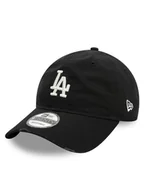 Czapki męskie - New Era Czapka z daszkiem LA Dodgers Distressed 9TWENTY 60595229 Czarny - miniaturka - grafika 1