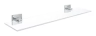 Półki łazienkowe - Grohe QuickFix Start Cube - Półka, długość 53 cm, szkło/chrom 41109000 - miniaturka - grafika 1