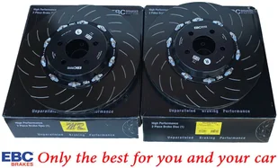 Przednia SPORTOWA pływająca 2-częściowa tarcza hamulcowa EBC seria Racing Ford Mustang 5,0 V8 2015- - Tarcze hamulcowe - miniaturka - grafika 5