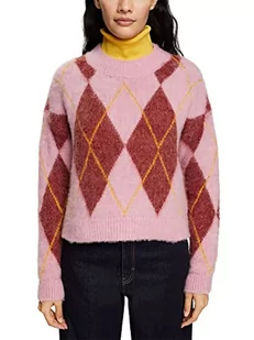 ESPRIT Damski sweter 092EE1I336, 693/light PINK 4, XXL - Swetry damskie - miniaturka - grafika 1