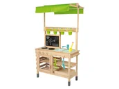 Zabawki do piasku - Playtive Kuchnia błotna ogrodowa dla dzieci, z drewna - miniaturka - grafika 1