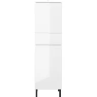 Szafki łazienkowe - Biała wysoka szafka łazienkowa 34x120 cm Salinas – Germania - miniaturka - grafika 1