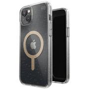 Etui i futerały do telefonów - Speck Etui Presidio Perfect-Clear Glitter MagSafe do Apple iPhone 14 Plus Przezroczysto-złoty - miniaturka - grafika 1