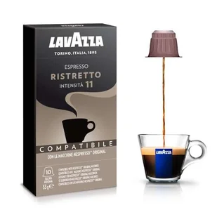 Lavazza Nespresso Ristretto 10 kapsułek - Kawa w kapsułkach i saszetkach - miniaturka - grafika 1