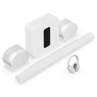 Soundbary - SONOS Arc Ultra + Sub 4 + 2x ERA 300 + Ace osobisty zestaw rozrywkowy premium (komplet/biały) - miniaturka - grafika 1