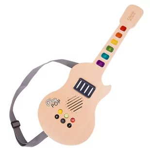 Classic World Gitara Drewniana Elektryczna Świecąca Dla Dzieci CW40552 - Instrumenty muzyczne dla dzieci - miniaturka - grafika 1