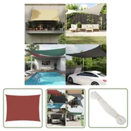 Parasole ogrodowe - The Living Store Prostokątny żagiel ogrodowy - tkanina Oxford - 3x5 m - terakota - Żagiel Ogrodowy - miniaturka - grafika 1