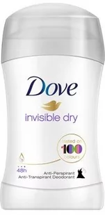 Dove Invisible Dry 48H Antyperspirant sztyft 40ml - Dezodoranty i antyperspiranty unisex - miniaturka - grafika 1