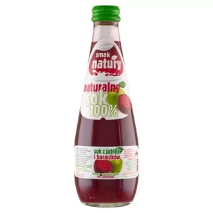 Smak natury Sok z jabłek i buraczków 300 ml - Soki i napoje niegazowane - miniaturka - grafika 1