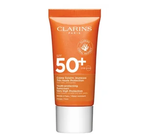 Clarins SPF50 Youth-protecting Sunscreen 30 ml krem do twarzy - Kremy do twarzy - miniaturka - grafika 1