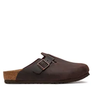 Klapki i japonki męskie - Klapki Birkenstock Boston 159711 Brązowy - miniaturka - grafika 1