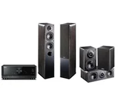 Kino domowe - Yamaha MusicCast RX-V4A (czarny), Indiana Line Nota 5.0 - 550 X/740 X/240 X (czarny dąb) - miniaturka - grafika 1
