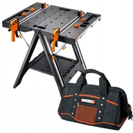 Stoły warsztatowe - Składany stół roboczy WORX + Torba narzędziowa - miniaturka - grafika 1