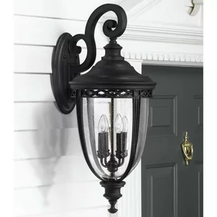 Elstead Lighting Kinkiet ENGLISH BRIDLE  FE/EB2/L BLK IP44 - Lampy ogrodowe - miniaturka - grafika 3