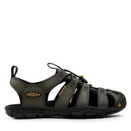 Sandały męskie - Sandały Keen Clearwater Cnx Leather 1013107 Szary - miniaturka - grafika 1