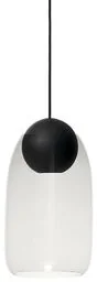 Mater - Liuku Lampa Wisząca Ball Black/Transparent Mater - Lampy sufitowe - miniaturka - grafika 1