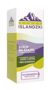 SOLINEA SP.Z O.O.,SP.KOM. SOLINEA SP.Z O.O.,SP.KOM SYROP ISLANDZKI Syrop na kaszel 200 ml 9057254 - Przeziębienie i grypa - miniaturka - grafika 1