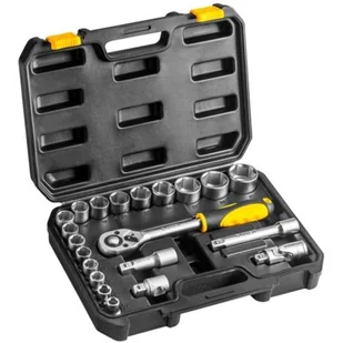 TOPEX Klucze nasadowe 1/2", zestaw 21 szt., TOP-38D642 - Zestawy narzędziowe - miniaturka - grafika 1