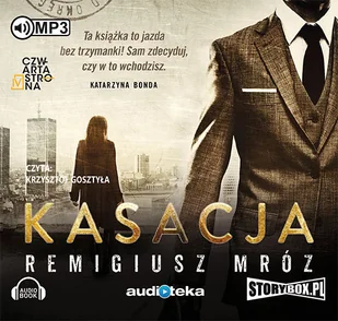 StoryBox.pl Kasacja Remigiusz Mróz - Audiobooki - literatura popularnonaukowa - miniaturka - grafika 2