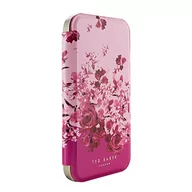 Lustra - Ted Baker ALSTA Różowe Rozproszone Kwiaty Lustro Folio Etui na Telefon do iPhone 14 Pro Max Złota Obudowa - miniaturka - grafika 1
