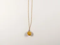 Naszyjniki - Naszyjnik cytrynka - miniaturka - grafika 1