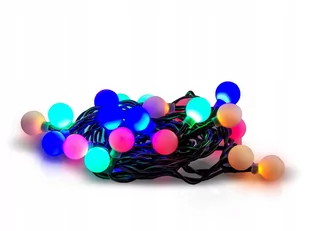 Led20 Lampki Kuleczki Multikolor 230V - Oświetlenie świąteczne - miniaturka - grafika 1