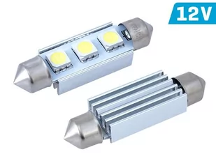 Żarówka VISION Festoon SV8.5 41mm 12V 3x 5050 SMD LED, CANBUS, biała, 1 szt. - Żarówki samochodowe - miniaturka - grafika 1