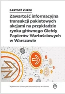 Technika - Zawartość informacyjna transakcji pakietowych akcjami na przykładzie rynku głównego Giełdy Papierów Wartościowych w Warszawie - miniaturka - grafika 1