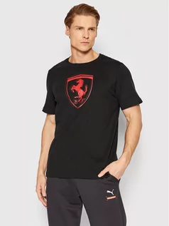 Koszulki męskie - Puma T-Shirt Scuderia Ferrari Race 533752 Czarny Regular Fit - grafika 1