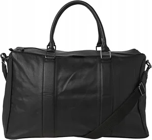 Jack&jones Torba Podróżna Czarna Skórzana 1JYA - Torby podróżne - miniaturka - grafika 1