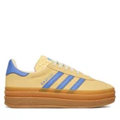 Buty dla dziewczynek - Sneakersy adidas Gazelle Bold J IH6457 Beżowy - miniaturka - grafika 1