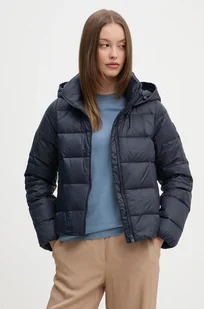 Tommy Hilfiger kurtka puchowa damska kolor granatowy przejściowa WW0WW43581 - Kurtki damskie - miniaturka - grafika 1
