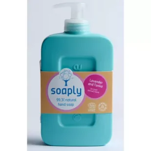 Soaply Mydło w płynie do rąk lawenda i fasola tonka eco 300 ml - Mydła - miniaturka - grafika 1