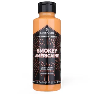 Kremowy sos musztardowo majonezowy WEGAŃSKI Smokey Americaine SAUS.GURU - Majonezy i dressingi Kremowy sos musztardowo majonezowy WEGAŃSKI Smokey Americaine SAUS.GURU - Majonezy i dressingi - miniaturka - grafika 1