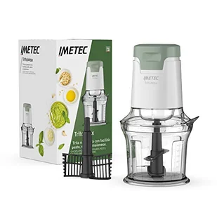 Imetec TritaMax, robot kuchenny, 4 ostrza ze stali nierdzewnej, duży pojemnik 600 ml, przystawka do ubijania sosów i bitej śmietany, 2 prędkości, 500 W - Blendery kielichowe - miniaturka - grafika 1