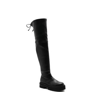 Stuart Weitzman Skórzane muszkieterki LOWLAND - Kozaki damskie - miniaturka - grafika 1