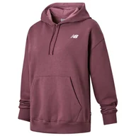 Bluzy sportowe damskie - Bluza New Balance WT51947FDP - bordowa - miniaturka - grafika 1