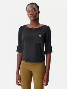 Rinascimento Bluzka CFC0122605003 Czarny Regular Fit - Bluzki damskie - miniaturka - grafika 1
