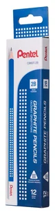 PENTEL, paczka ołówek drewniany 2b 12 sztuk - Ołówki - miniaturka - grafika 1