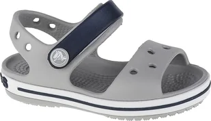 Crocs Crocs Crocband Sandal Kids 12856-01U szary 19/20 - Buty dla dziewczynek - miniaturka - grafika 1