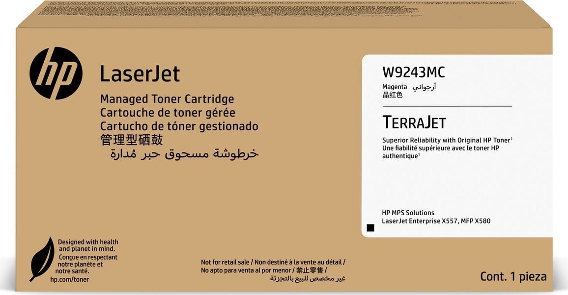 Toner HP Hewlett Packard HP HP LaserJet Magenta Managed Toneris Crtg