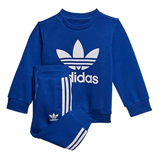 Dresy i komplety dla chłopców - Adidas Dres dziecięcy Big Trefoil Crew Set GE5450 - grafika 1