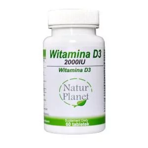 INFO-FARM NaturPlanet Witamina D3 2000IU, 120 tabletek - Witaminy i minerały - miniaturka - grafika 1